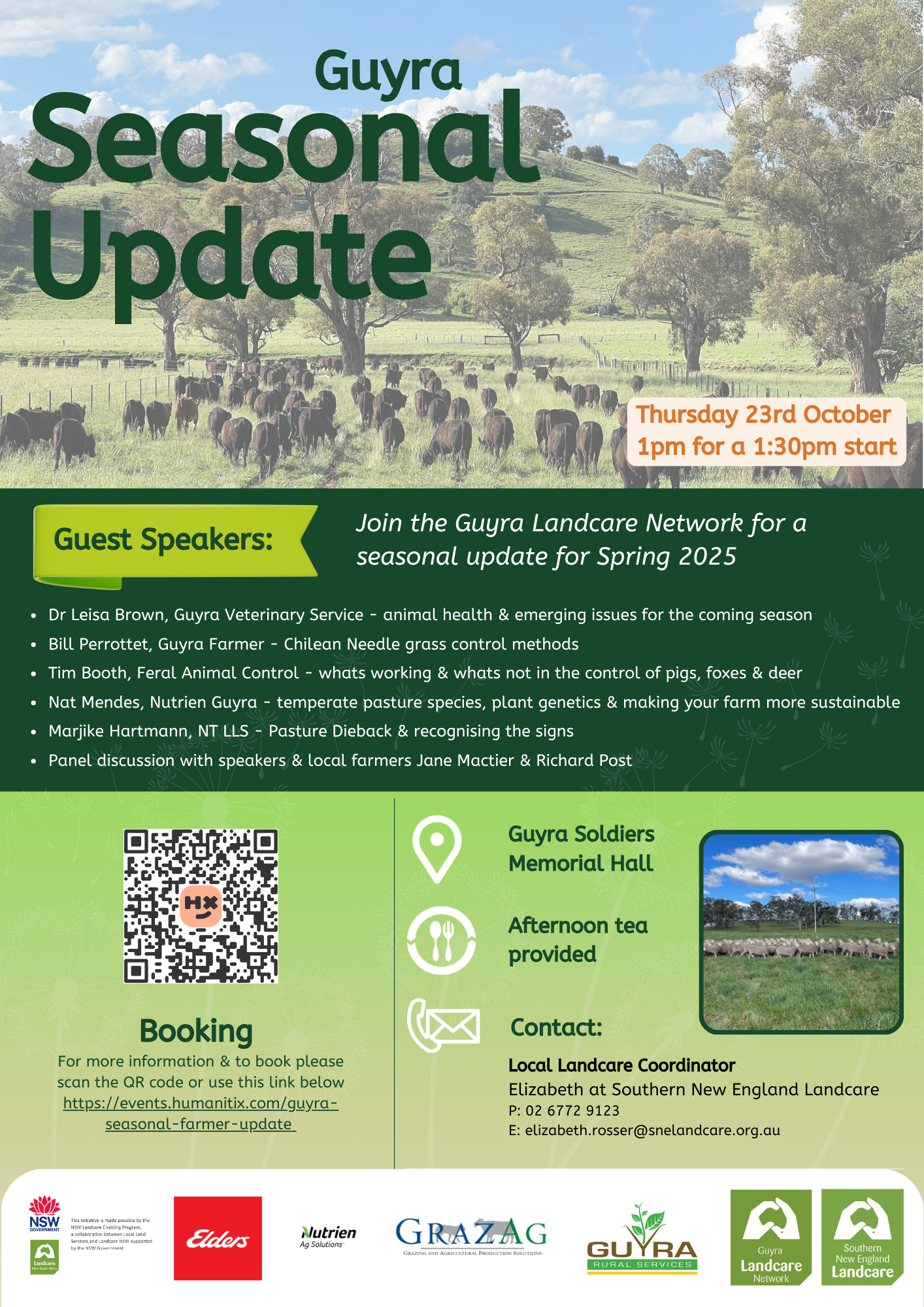 Guyra Seasonal Update Flyer