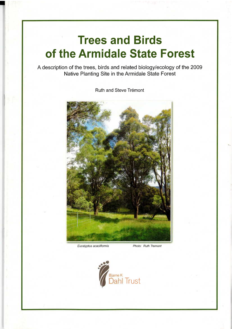 Trees and Birds Armidale State Forest