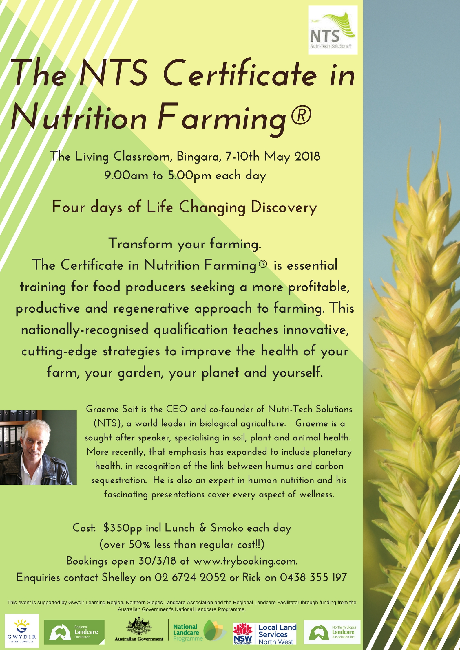 NTS Certificate in Nutrition Farming Flyer