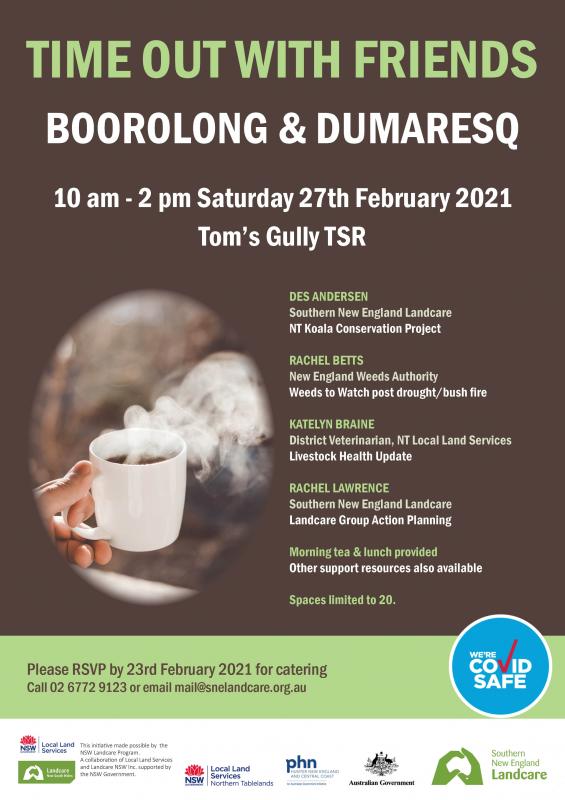 Time Out with Friends | Boorolong & Dumaresq