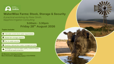 WaterWise Farms: Stock, Storage & Security Workshop