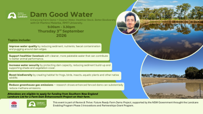 Dam Good Water: Enhancing Farm Dams